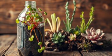 Plastic Bottle Planter